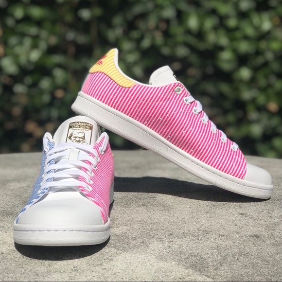 Adidas Stan Smith Pride Pink Blue LGBTQ+ Sneakers - Picture 2 of 9